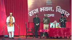 बिहार में नीतीश कैबिनेट का हुआ विस्तार, बीजेपी के 7 विधायकों ने ली मंत्रिपद की शपथ