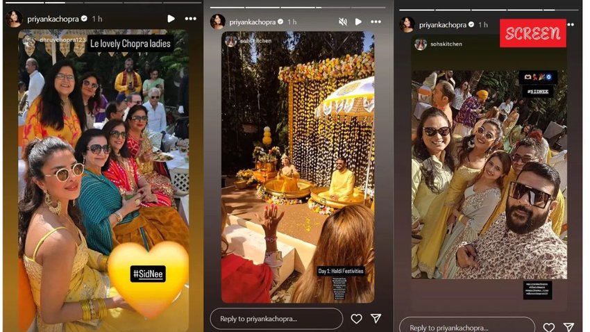 Priyanka Chopra brother wedding, Siddharth Chopra Haldi ceremony