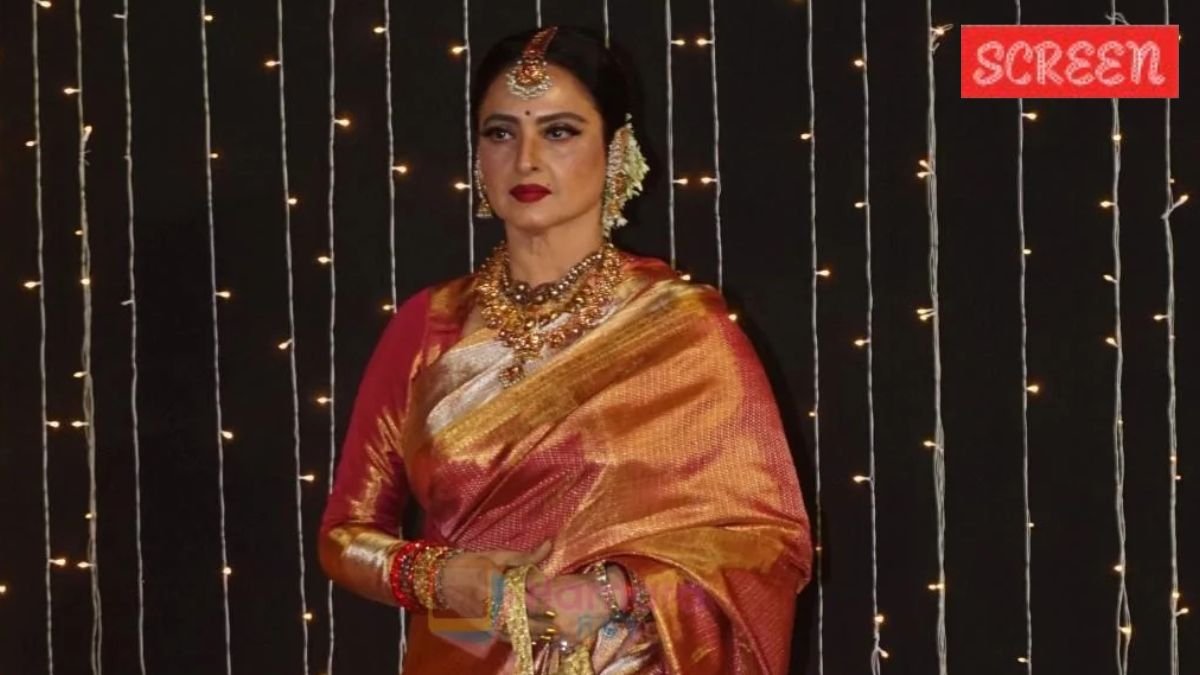 Rekha, Rekha Saree look
