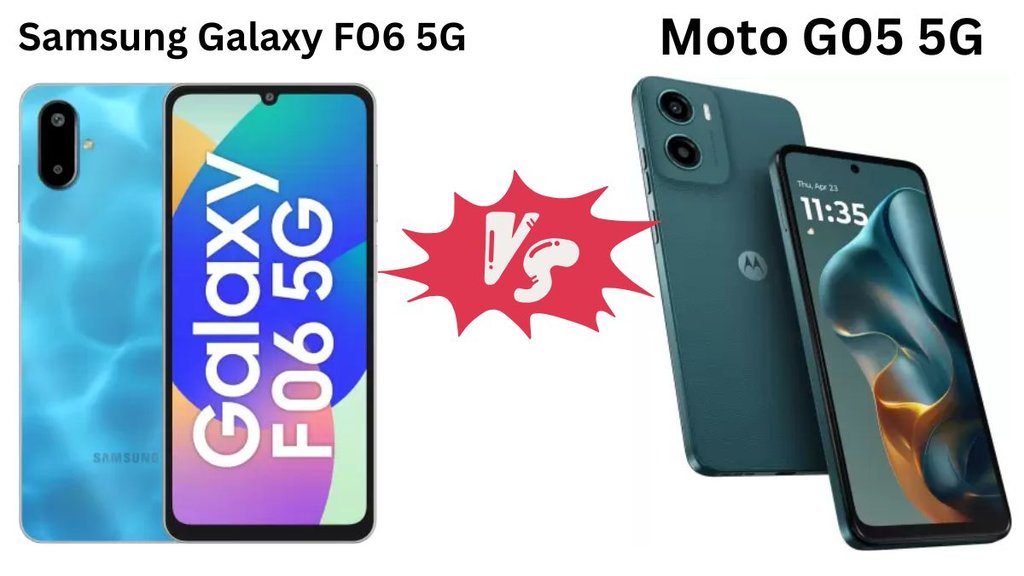Samsung Galaxy F06 5G, Moto G05 5G, Samsung vs Moto