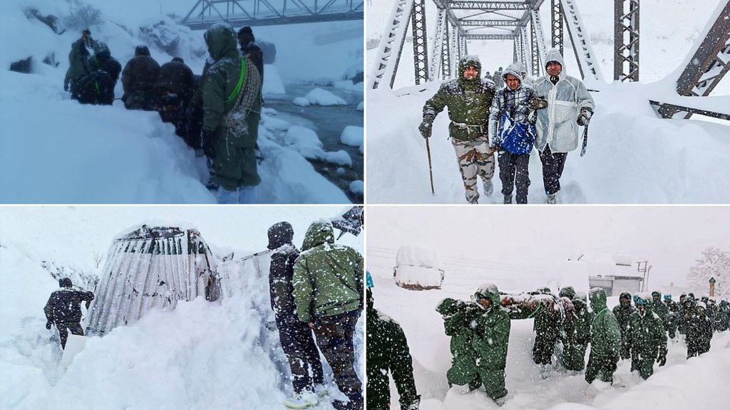 Uttarakhand, Snowfall in Uttarakhand, Snowfall,Mana Avalanche