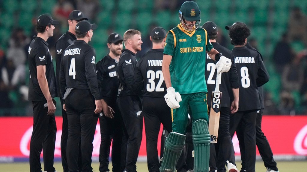 ICC Champions Trophy 2025, SA vs NZ 2nd Semi Final Match Highlights, South Africa vs New Zealand Match Highlights