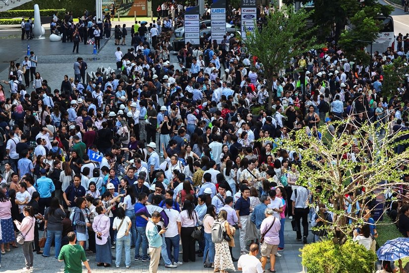 Strong earthquake in Myanmar