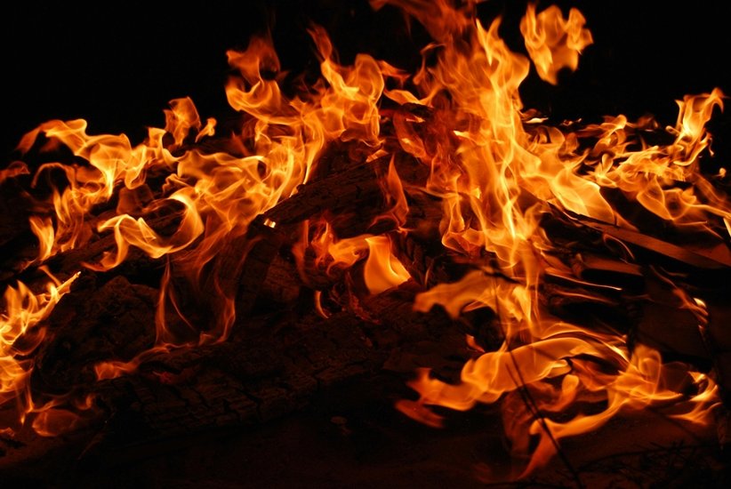 Burning places on Earth