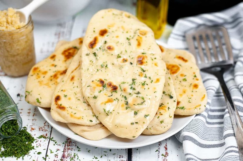 Butter garlic naan