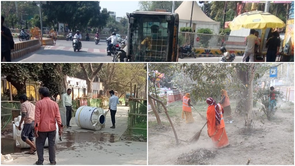 Prayagraj cleanliness drive, MahaKumbh cleanup, Swachh Bharat campaign, Prayagraj Nagar Nigam