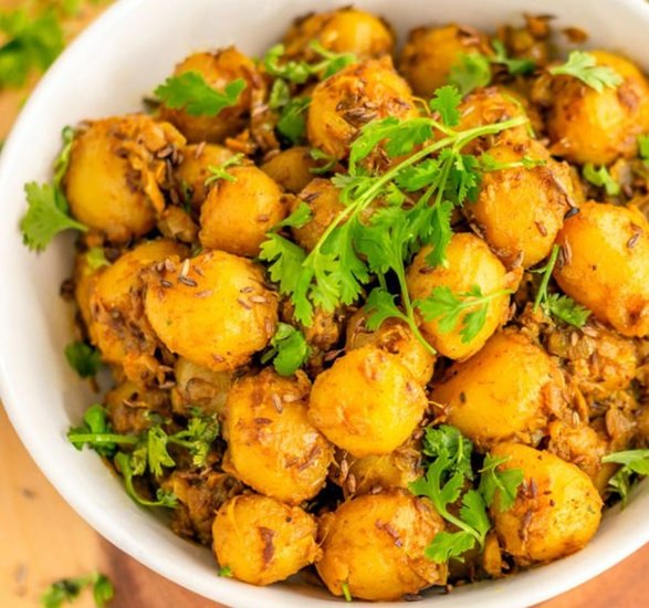 Potato Cumin Curry Indian Style