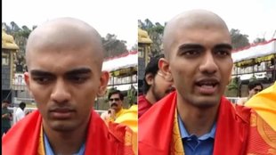 Gukesh D visits Tirupati, Gukesh D head tonsured, Lord Balaji