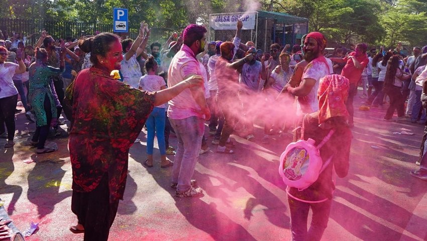 Gulal and colors festival