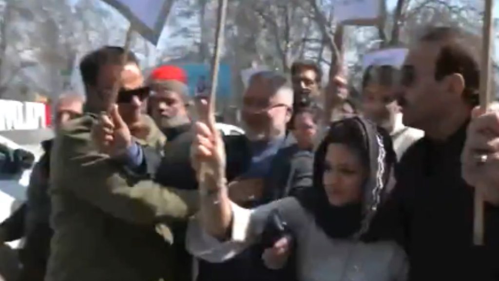 Iltija Mufti Protest March | BJP MLA | Jammu and Kashmir Assembly uproar
