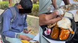 पार्किंग में कस्टमर का खाना खा रहा था जोमैटो का डिलीवरी बॉय, शख्स ने पूछे सवाल तो सामने आई दिल छूने वाली कहानी