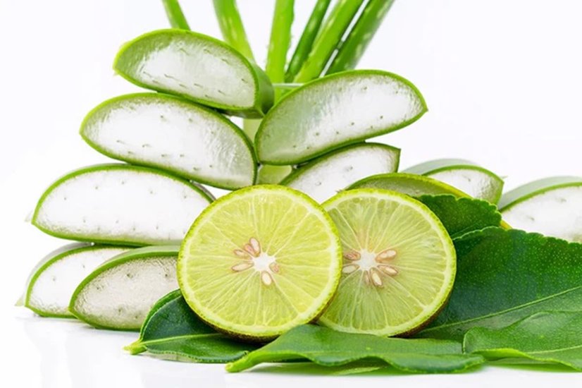 Lemon ande aloe vera