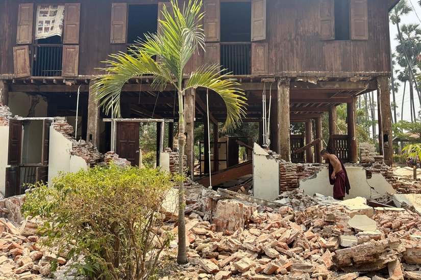Naypyitaw earthquake damage