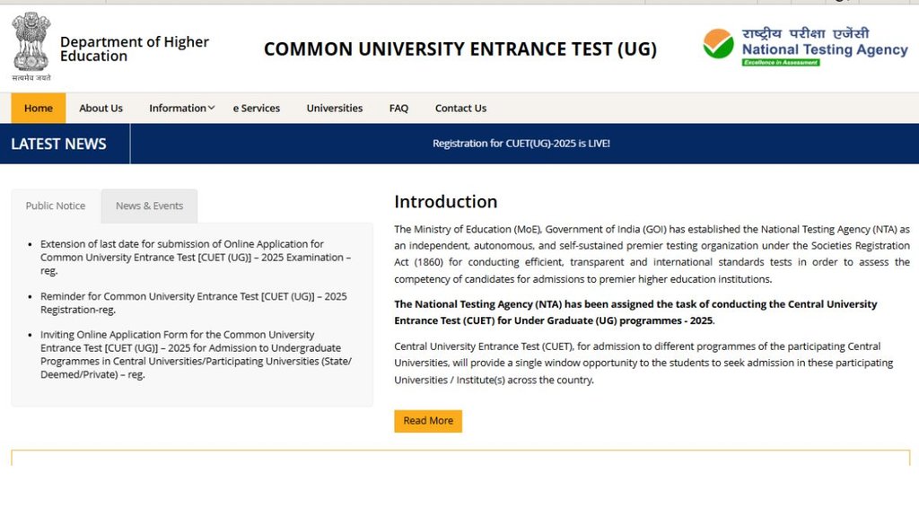 CUET UG 2025, CUET UG 2025 last date extended, CUET UG 2025 online application, CUET UG 2025 direct apply link, CUET UG 2025, NTA CUET deadline
