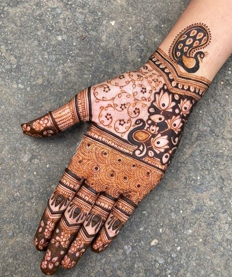 Navratri Festival Mehndi Trends