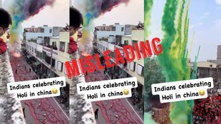 Misleading claim about video from China