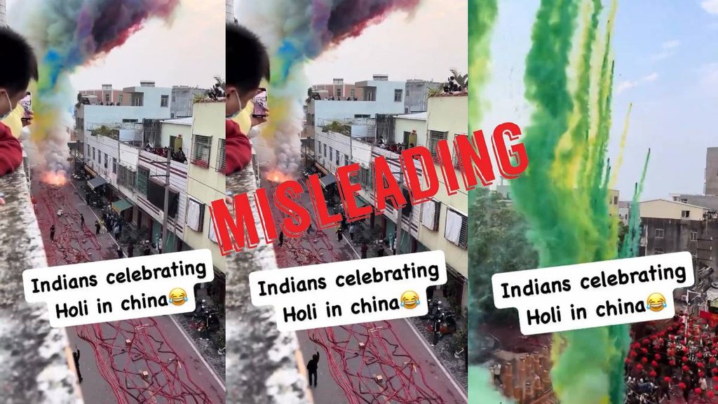 Misleading claim about video from China