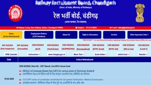 RRB Technician grade 3 result out, RRB Result out,