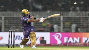 Ajinkya Rahane, Rahane, Rahane half century, IPL 2025 first half century, Sunil Narine, Fewest Balls to reach 100 Sixes in IPL, Most IPL runs against RCB, Rahane IPL record, Sunil Narine IPL record, Hardik Pandya