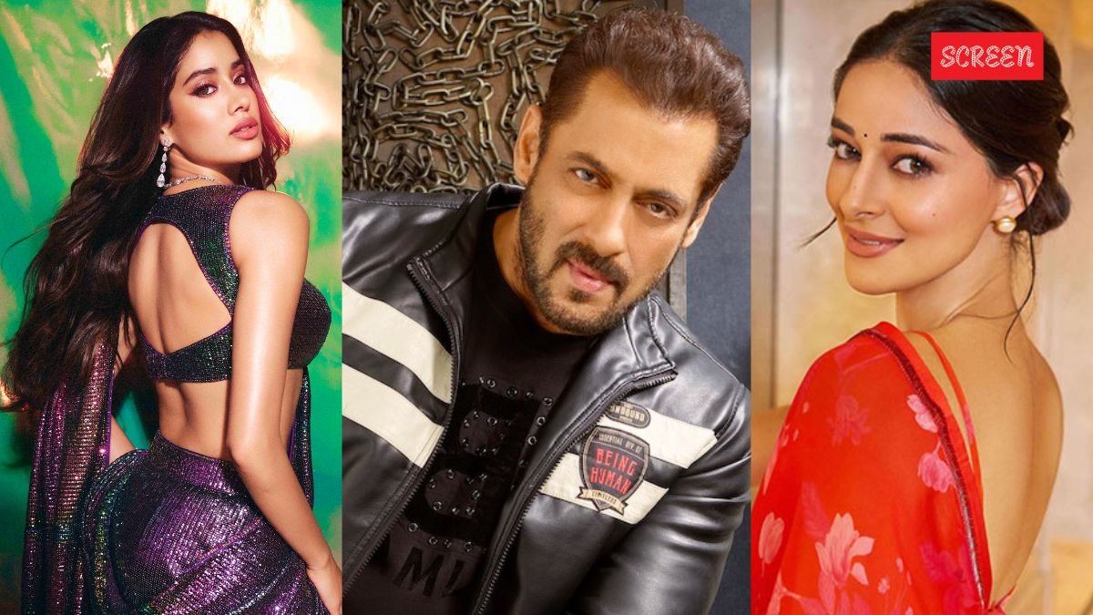 SALMAN KHAN ANANYA PANDEY JANHVI KAPOOR