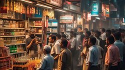 यूपी में एक बोतल पर दूसरी FREE, शराब पर मिला बंपर ऑफर तो ठेकों पर लगी लंबी कतारें