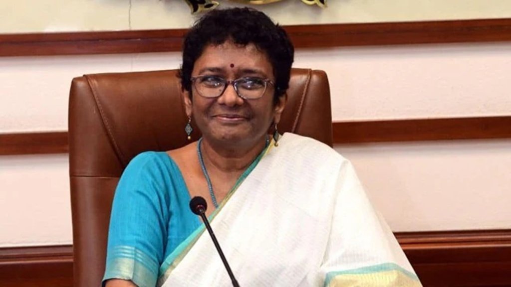 केरल के मुख्य सचिव सारदा मुरलीधरन। (फोटो- इंडियन एक्सप्रेस)