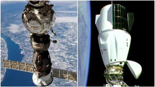 Sunita Williams' spacecraft, difference between Dragon spacecraft and Soyuz spacecraft, time difference between Dragon spacecraft and Soyuz spacecraft