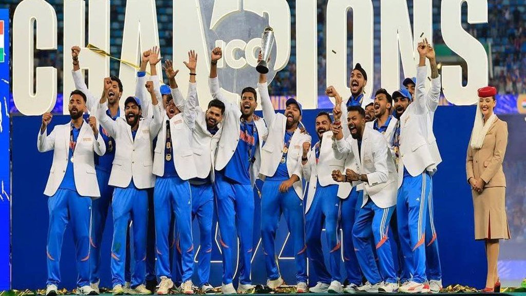 Mohammad Shami, Shami, Team Indian celebration after won CT 2025, Champions Trophy, CT 2025, ICC Champions Trophy 2025, Ind vs NZ, NZ vs Ind Mohammad Shami, Shami, Team Indian celebration after won CT 2025, Champions Trophy, CT 2025, ICC Champions Trophy 2025, Ind vs NZ, NZ vs Ind