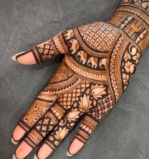 Easy Mehndi Patterns for Hands