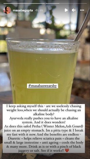 Weight loss juice