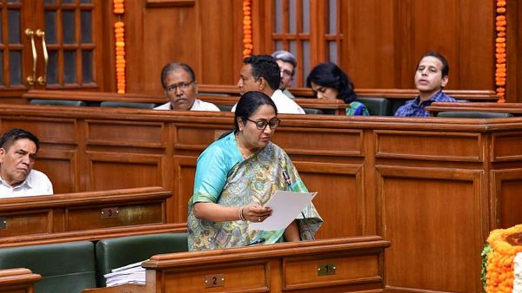 rekha gupta | aap | bjp | delhi assembly |