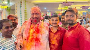sanjay nishad | holi festival | colours |
