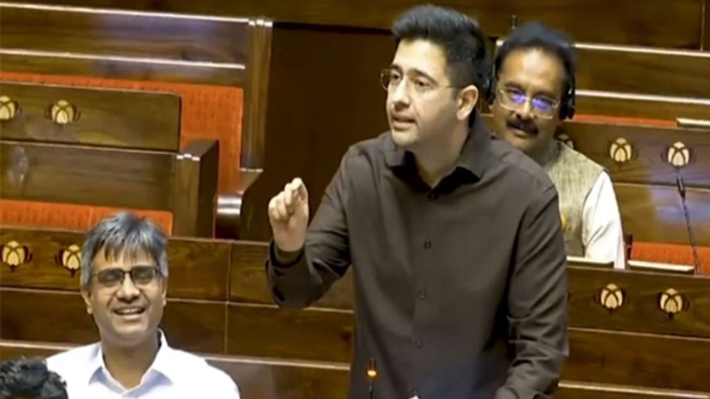AAP MP Raghav Chadha Jagdeep Dhankar, AAP MP Raghav Chadha obsessed remark, Jagdeep Dhankar obsessed remark,