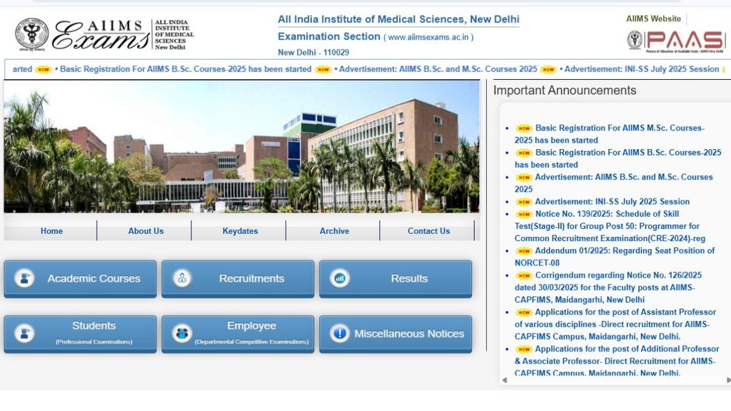 AIIMS INI SS July 2025, AIIMS INI SS July 2025 Registration, AIIMS INI SS July 2025 Registration Date, AIIMS INI SS July 2025 Registration Last Date