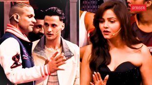 Asim Riaz Rubina Dilaik in Heated Argument