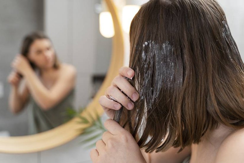black urad in hair fall