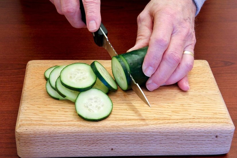 Chilled cucumber yogurt soup