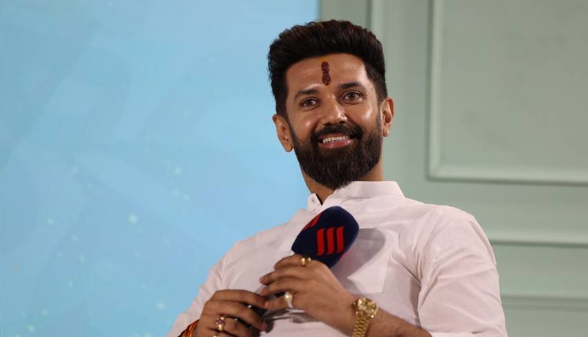 Chirag Paswan With Indian Express