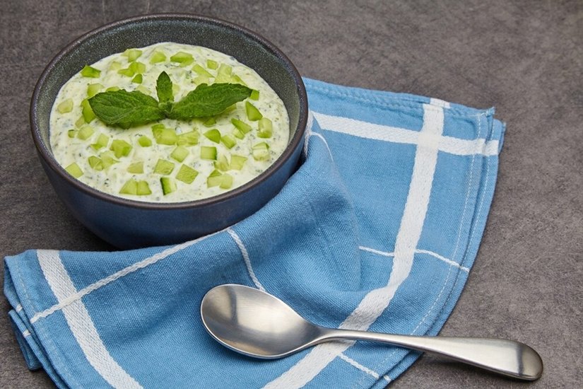 Cucumber and dill soup