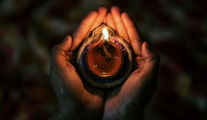 Does lighting a diya really kill bacteria