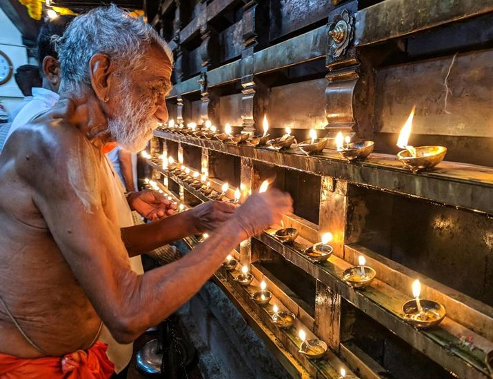 does lighting a diya really kill bacteria