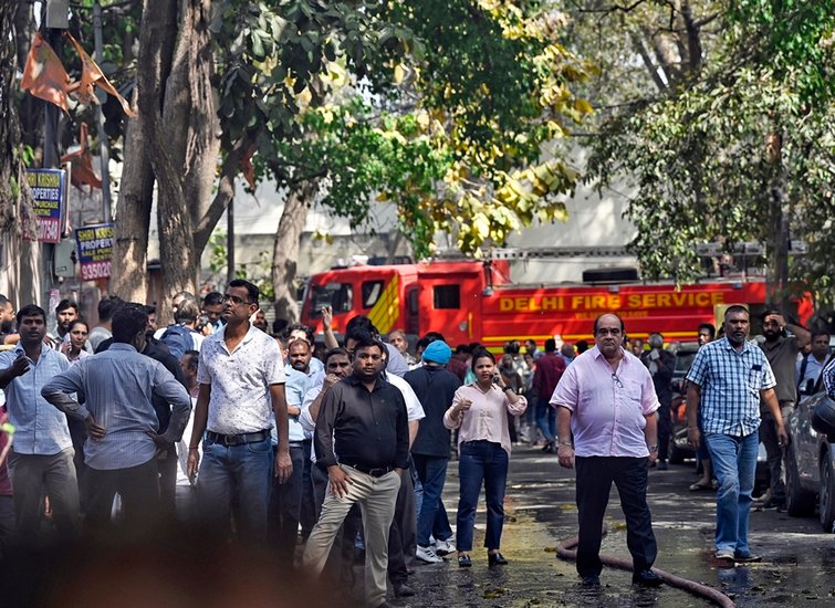 Cause of Anarkali Building fire