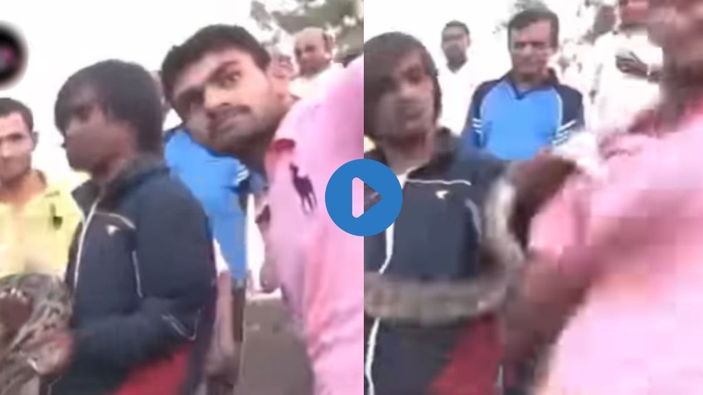 Python Viral Video| Python attacks man| Snake Viral Video