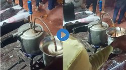 शख्स ने प्रेशर कुकर को बना दिया कॉफी मशीन, ‘टेक्नोलॉजी’ देख दंग रह गए यूजर्स, कहा- कोई इसे जल्दी से…