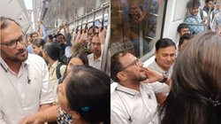‘भैया आपने हंगामा मचा दिया…’ दिल्ली मेट्रो में सीट को लेकर बहस, मेल पैसेंजर से भिड़ गई महिला, Viral Video