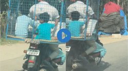 पिता ने लूना पर बच्चों को बैठाने के लिए लगाया गजब का जुगाड़, Viral Video देख हैरान हुए यूजर्स, कहा – ये सिर्फ इंडिया में ही…