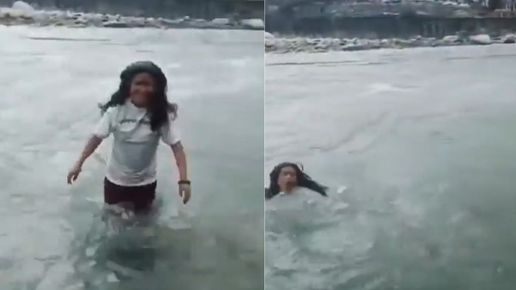 Uttarkashi, Manikarnika Ghat, viral video