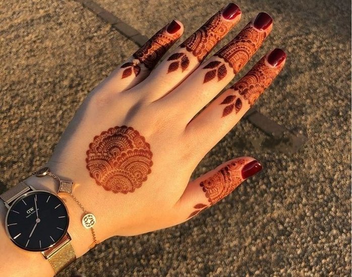 Modern henna designs