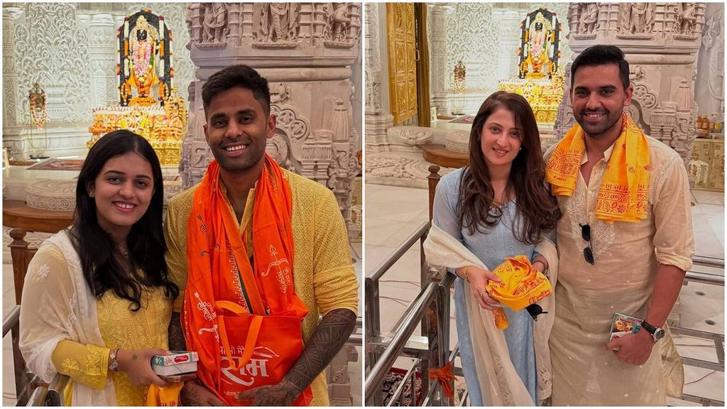 Ram Mandir in Ayodhya, Suryakumar Yadav, Deepak Chahar