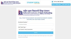 NIOS Admit Card 2025 Out: एनआईओएस कक्षा 10, 12 थ्योरी परीक्षा 2025 का एडमिट कार्ड जारी, sdmis.nios.ac.in से ऐसे करें डाउनलोड